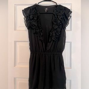 H&M Black Romper